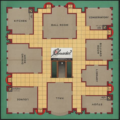 cluedo board layout.